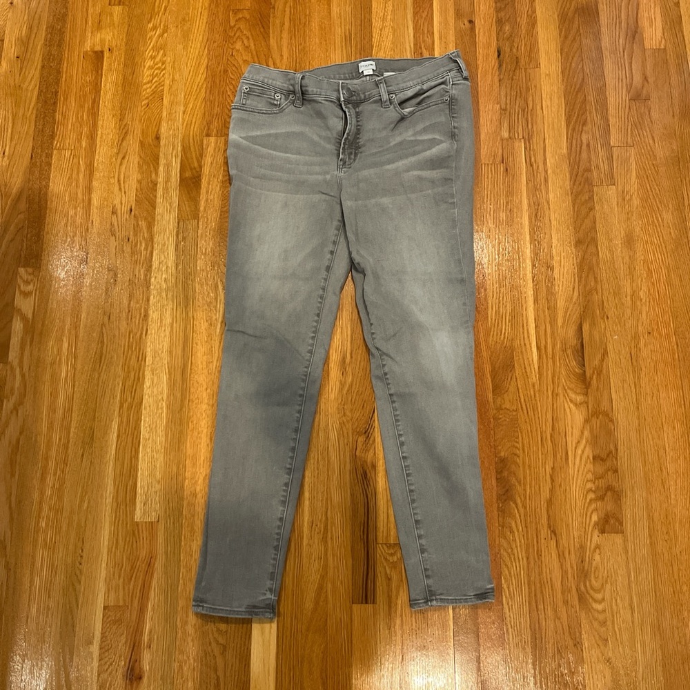 J. Crew Women's Skinny Gray Jeans